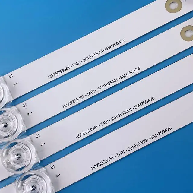Alt view image 2 of 6 - 14 Pieces Led Backlight Strips for 75'' TV SVH750A76 75A6G 75R6E3 75E3D 75H78G 75H6570G 75H6510G HD750S3U81-TAB1