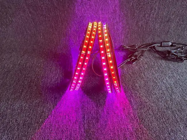 Alt view image 6 of 6 - 4 PCS 6.5" RGB Dream Color Chasing Symphony Addressable LED Speaker Rings - Wireless RF Remote & Bluetooth App Control - Ideal for Coaxial Speakers