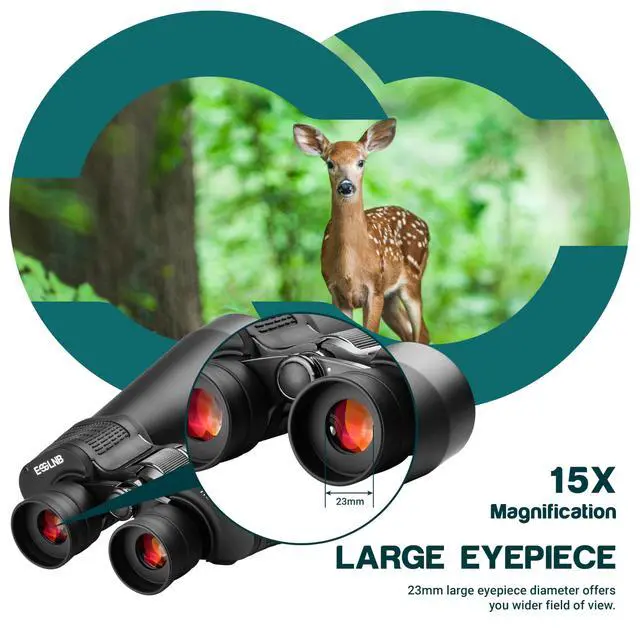 Alt view image 3 of 6 - Giant Binoculars Astronomy 15X70 with Phone Adapter Tripod Adapter and Carrying Bag FMC Waterproof Binoculars for Adults Kids (Small)