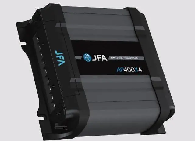 Alt view image 4 of 5 - 2-in-1 Built-in Audio Processor & Car Amplifier 400X4 Class D for Car & Motorcycle Full Range with 4 Channels 400 Watts RMS 2 Ohm - Professional Quality Sound - 2025 Best Performance Award
