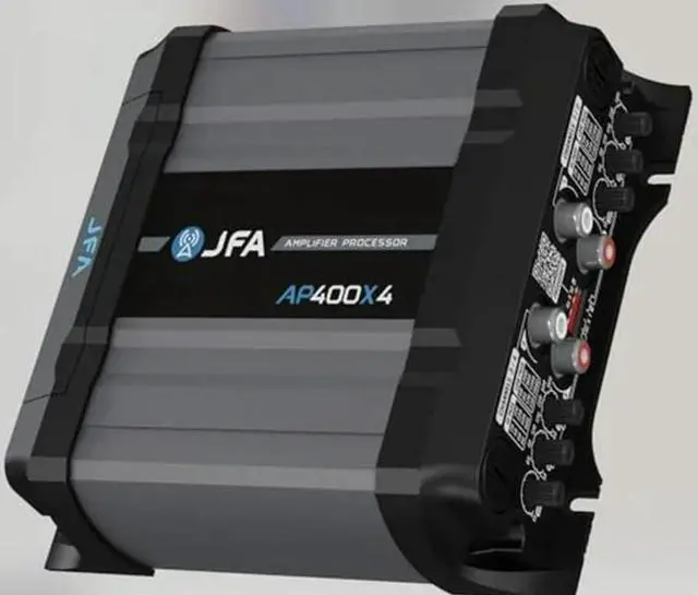 Alt view image 5 of 5 - 2-in-1 Built-in Audio Processor & Car Amplifier 400X4 Class D for Car & Motorcycle Full Range with 4 Channels 400 Watts RMS 2 Ohm - Professional Quality Sound - 2025 Best Performance Award