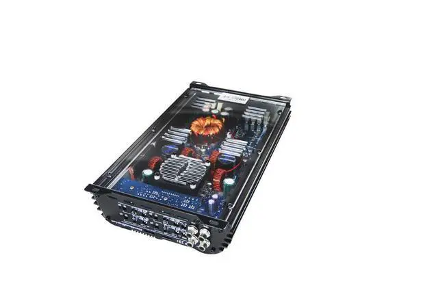 Alt view image 3 of 4 - JP234 Black Gloss | 2000W 4-Channel Class D Car Audio Amplifier, 234W x 4 @ 14.4V - 4 ohms, 334W x 4 @ 14.4V - 2 ohms, Multi-Speaker System