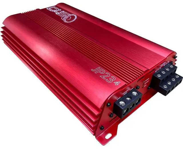 Main image of JP234 RED | 2000W 4-Channel Class D Car Audio Amplifier, 234W x 4 @ 14.4V - 4 ohms, 334W x 4 @ 14.4V - 2 ohms, Multi-Speaker System