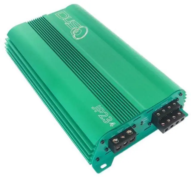 Main image of JP234 Teal | 2000W 4-Channel Class D Car Audio Amplifier, 234W x 4 @ 14.4V - 4 ohms, 334W x 4 @ 14.4V - 2 ohms, Multi-Speaker System