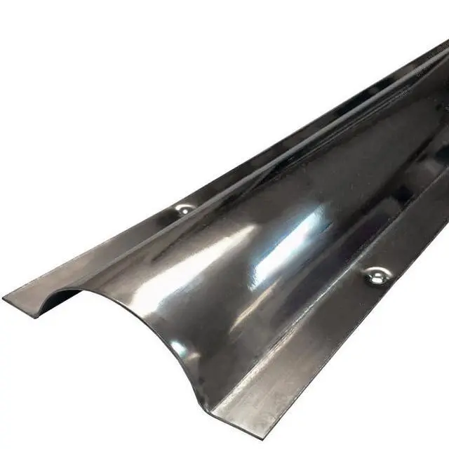Alt view image 2 of 4 - Stainless Steel Wire Guard Surface Raceway Metal Cord Cover - Silver - 58 Inch - Channel Size: 3" W x 1" H (X-Large)
