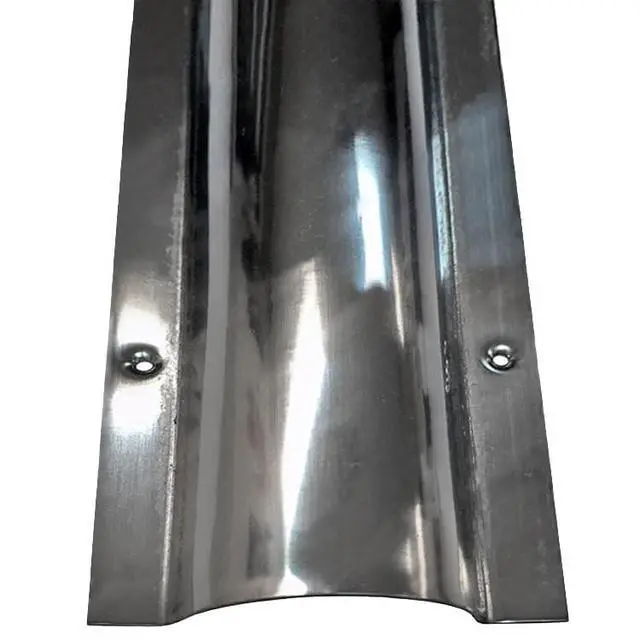 Alt view image 3 of 4 - Stainless Steel Wire Guard Surface Raceway Metal Cord Cover - Silver - 58 Inch - Channel Size: 3" W x 1" H (X-Large)