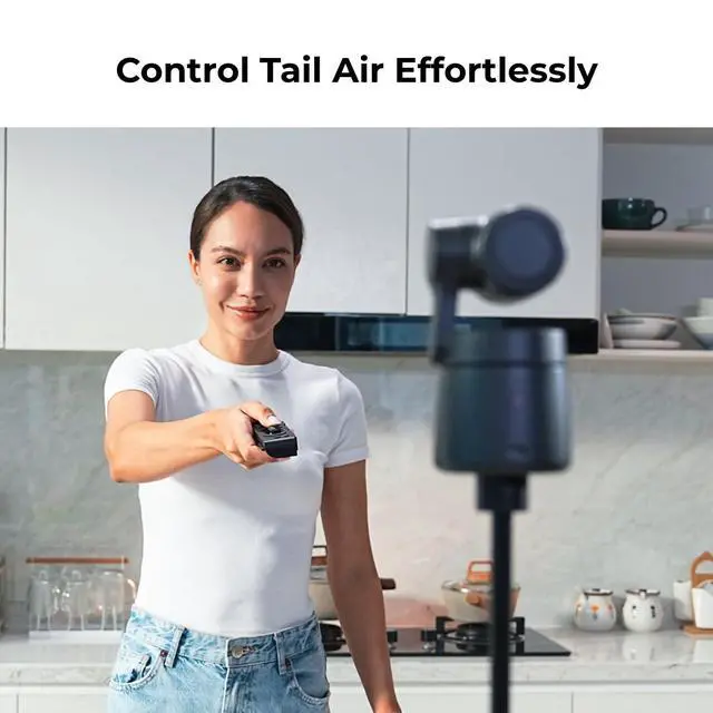 Alt view image 6 of 6 - Tail Air Smart Remote Controller, PTZ Control via Gimbal Button or Wrist Movements, Bluetooth Wirelessly Connect up to 3 Tail Air/Tail 2 Devices
