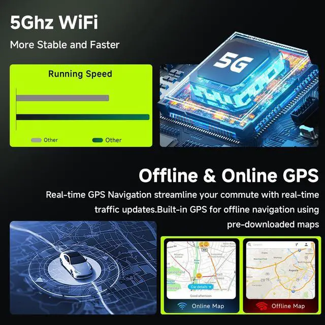 Alt view image 5 of 6 - 8Core 6G+128G Radio for Honda Accord 7th 2003-2007,Android 15 Car Stereo with Wireless Carplay Android Auto,10.1 1280x720P IPS Touch Screen,DSP 46EQ,5.0Bluetooth,Backup Camera,MirrorLink SWC FM/RDS