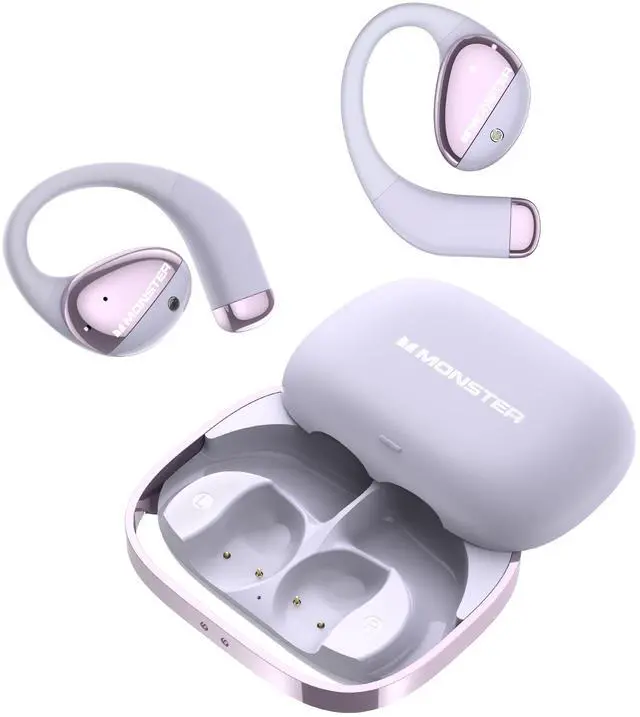 Main image of Open Ear AC520 Headphones, Bluetooth 6.0 Wireless Earbuds with HiFi Sound, Open Ear Earbuds with 24H Playtime, Unique Handbag Design, ENC Clear Call, IPX6 Resistance(Purple)