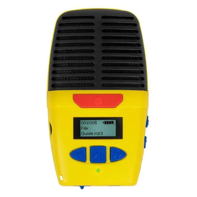 Alt view image 2 of 6 - Micro-Speak Plus Digital Voice Dictaphone Recorder and MP3 Player, 1GB, Yellow. 15 Hours Recording Time. Independent Living Aid & Education Learning Resource
