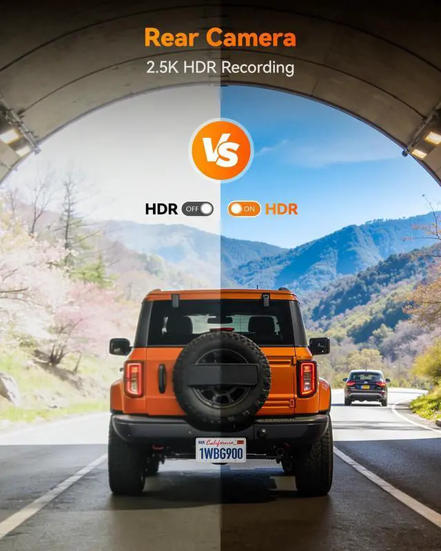 Alt view image 3 of 4 - 2.5K HDR IP67 Rear Camera, 33ft Threaded Cable, G900 PRO/TriPro | For G900 PRO/TriPro Threaded Version Only, 2.5K HDR Camera, 33ft Threaded 6-Pin Cable, IP67