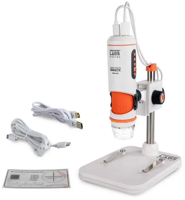 Main image of Labs Digital MicroDirect Microscope 1080p HDMI & USB-C Output | Up to 220x Magnification, Capture Photos & Video, Adjustable LED Illumination, Ideal for Inspection, Plug-and-Play Operation