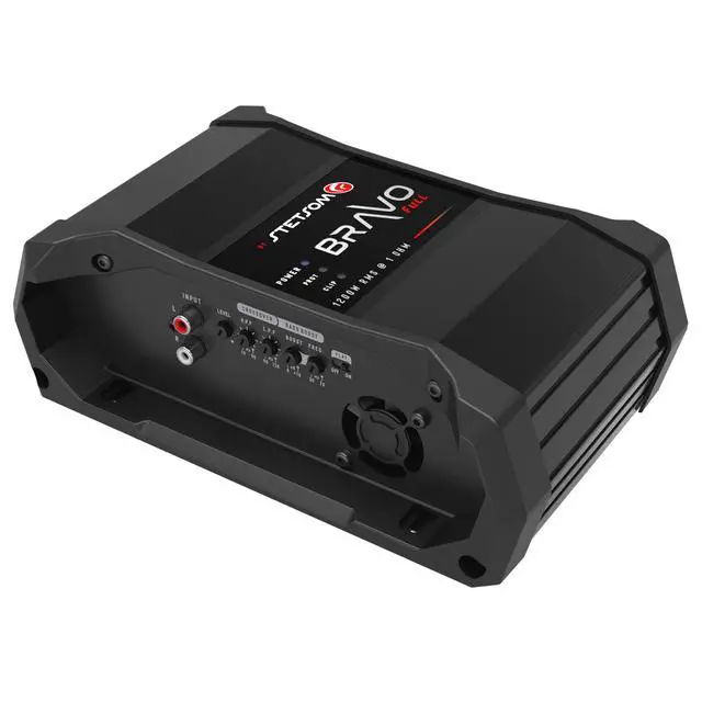 Alt view image 4 of 6 - Bravo Full 1200 1 Ohm Mono Car Amplifier, 1200.1 1.2K Watts RMS, 1 Stable Car Audio, HD Sound Quality, Crossover & Bass Boost, Car Stereo Speaker Subwoofer MD, Smart Coolers