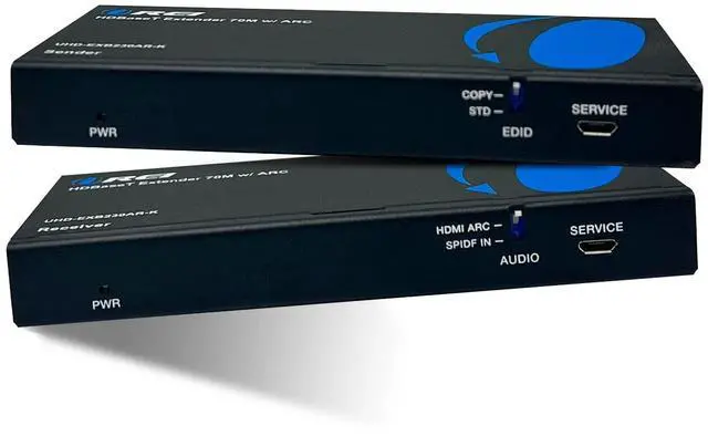 Main image of HDMI Cat7 Extender 230ft HDBaseT, 4K2K@60Hz, Two-Way IR, HDR, ARC, POC | HDMI Extender with ARC, HDMI Extender ARC HDCP 2.2, 18Gbps, Dolby 5.1, DTS 5.1, PCM 2.0, EDID, Bi-directional IR PoC