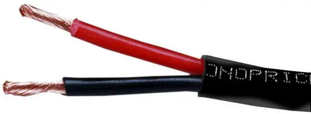 Main image of Speaker Wire, CL2 Rated, 2-Conductor, 14AWG, 250ft, Black