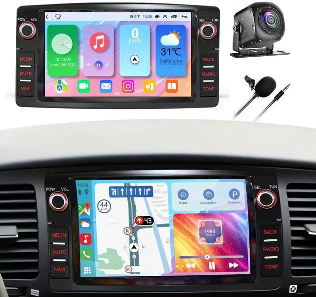 Main image of 4+64G Android 14 Car Radio for Toyota Corolla E120 2000-2006 | Wireless Carpaly&Android Auto, 7'' IPS Touch Screen, Android stereo for corolla with Bluetooth/Wifi/GPS/FM/SWC/Backup camera