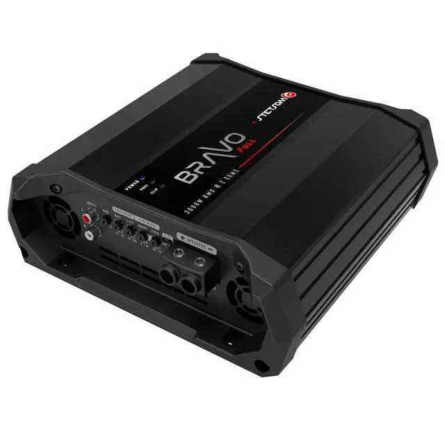 Alt view image 3 of 6 - Bravo Full 3000 2 Ohms Mono Car Amplifier, 3000.1 3K Watts RMS, 2 Stable Car Audio, HD Sound Quality, Crossover & Bass Boost, Car Stereo Speaker Subwoofer MD, Smart Coolers