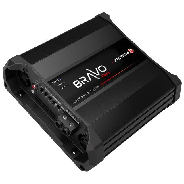 Alt view image 4 of 6 - Bravo Full 3000 2 Ohms Mono Car Amplifier, 3000.1 3K Watts RMS, 2 Stable Car Audio, HD Sound Quality, Crossover & Bass Boost, Car Stereo Speaker Subwoofer MD, Smart Coolers