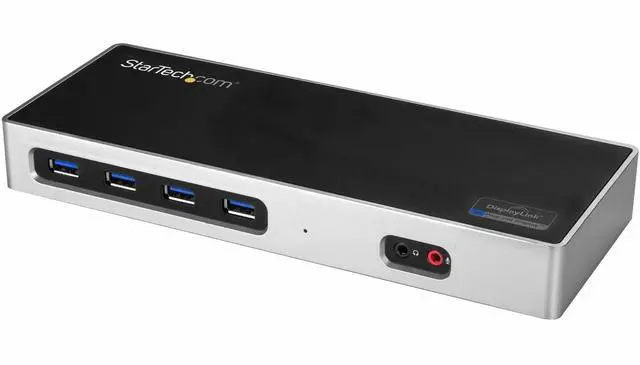 Main image of USB-C & USB-A Dock - Dual Monitor 4K 60Hz Dock DisplayPort + HDMI - Hybrid USB 3.0 Docking Station for USB-C/USB-A Laptops - 6x USB Type-A, GbE - USB 3.1 Gen 1 - Mac/Windows (DK30A2DH) | USB 3.0, Disp
