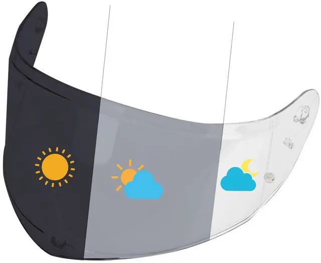 Main image of Stream II Helmet Tinted Visor FF808 Face Shield Replacement for Stream II FF808