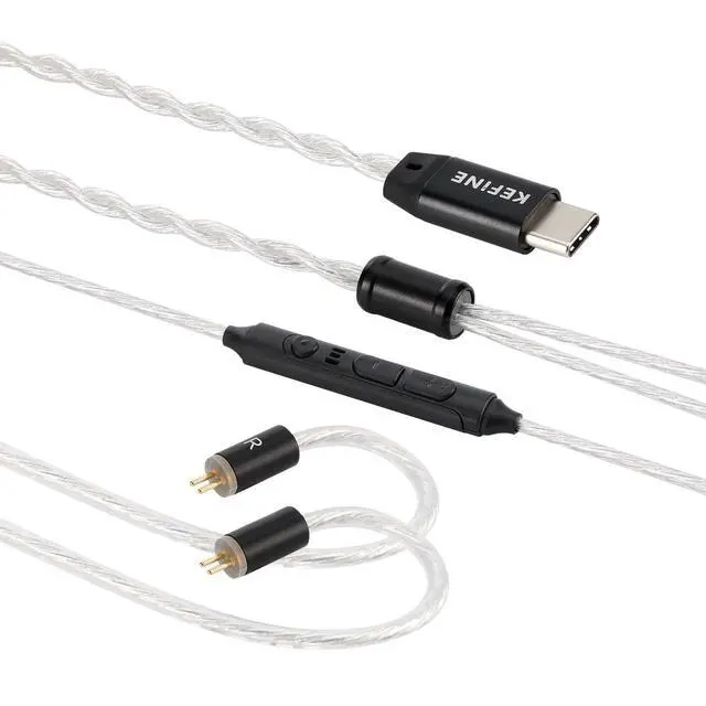 Alt view image 3 of 6 - Kefine Klean 10mm DLC Diaphgram Dynamic Driver Earphones, 1DD in-Ear Monitor Headphones, HiFi Wired IEM Earbuds with Dual Interchangeable Nozzles Detachable 0.78 2Pin Design (Type-C, Mic)
