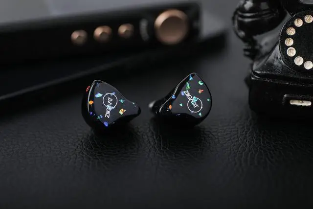 Alt view image 3 of 4 - ZiiGaat Doscinco in Ear Monitor, 2DD+3BA Hybrid Driver Earphone IEM, Wired Earbuds, Audiophile Tuning, with IEM Cable for Musician Gaming (3.5mm), Black | HiFi Wired Earbuds, Audiophile Tuning, with I