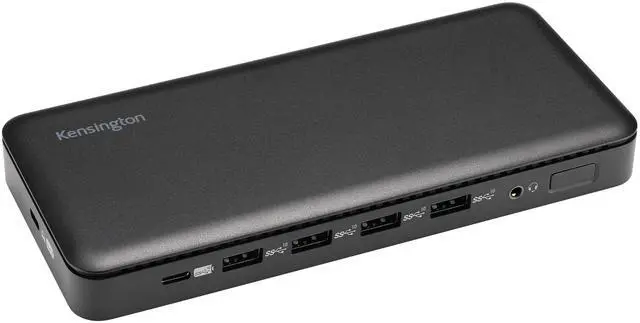 Main image of Triple Display USB-C Docking Station with 100W PD for Dell, HP, Lenovo, Acer, ASUS, Razer, Surface (Black) | 100W power delivery, compatible with Dell, HP, Lenovo, Acer, ASUS, Razer, Surface laptops