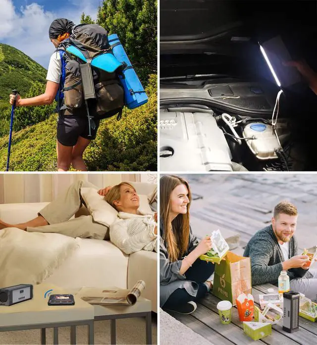 Alt view image 5 of 6 - Solar Bluetooth Speaker,IPX7 Waterproof Portable 20W Rich Bass,with 27 LED Lights, 5000mAh Battery,Mic,TF Card,for Outdoor Shower Home-Black