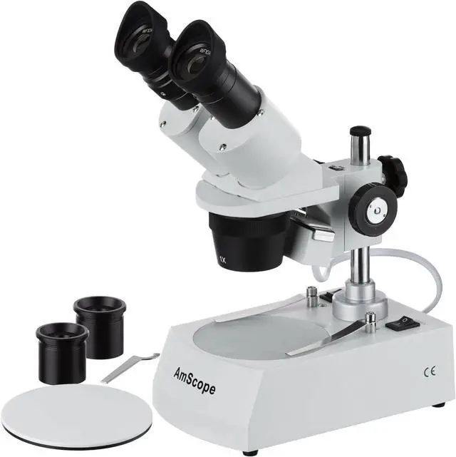 Main image of SE305R-PZ Forward Binocular Stereo Microscope, WF10x and WF20x | 10X-60X Magnification Range DIN Standard RMS 20.32mm Thread 160mm Finite Tube Length Compatible