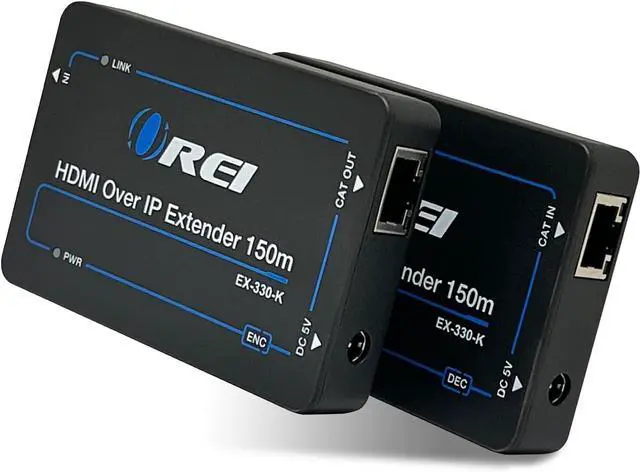 Main image of HDMI Over Ethernet Extender with CAT5/CAT6, Upto 330 Feet - HDMI Loop Out - 1080P Full HD Signal Distribution with Support for one to Many Connection