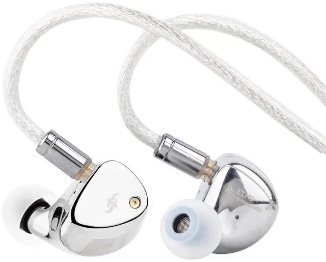 Main image of SIMGOT ET142 1 Planar + 1 PZT Hybrid Driver IEM Gaming Earbuds | with CNC Machined Alloy Shell, Replaceable Tuning Nozzles, Silver-Plated OFC In Ear Monitor Cable for Musician Audiophile