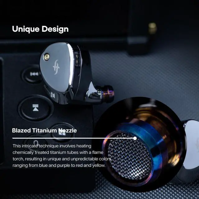 Alt view image 3 of 6 - SIMGOT ET142 1 Planar + 1 PZT Hybrid Driver IEM Gaming Earbuds | with CNC Machined Alloy Shell, Replaceable Tuning Nozzles, Silver-Plated OFC In Ear Monitor Cable for Musician Audiophile