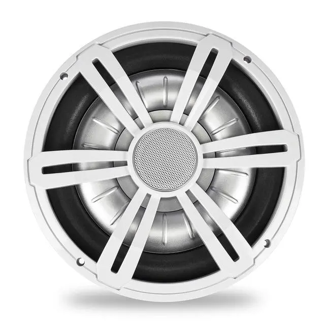 Alt view image 2 of 6 - BMSS10RW 800W Peak (400W RMS) 10" Shallow Marine Subwoofer with Multi-Color LED Lighting for Boats/ATV/UTV/SxS/Powersport