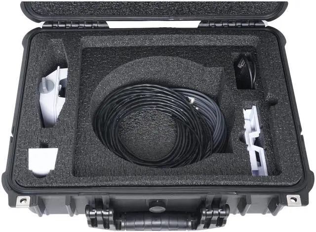 Alt view image 3 of 6 - Waterproof Hard Case Fits Starlink Mini Kit with Dual-Level Foam