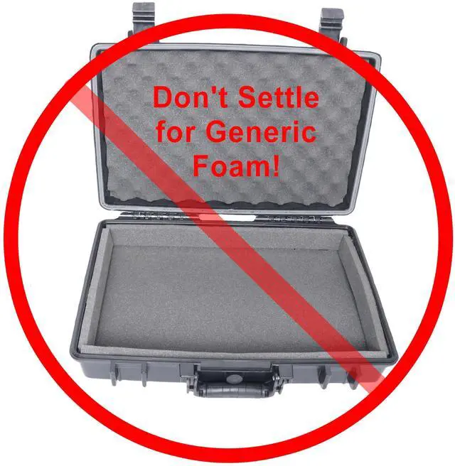 Alt view image 6 of 6 - Waterproof Hard Case Fits Starlink Mini Kit with Dual-Level Foam