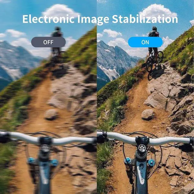 Alt view image 6 of 6 - Drift Ghost XL Pro 4K Action Camera for Motorcycle Helmet, Waterproof Action Camera with Image Stabilization, Rotating Lens, Dash Cam Mode, Motorcycle Camera, Bike Camera, Long Battery Life