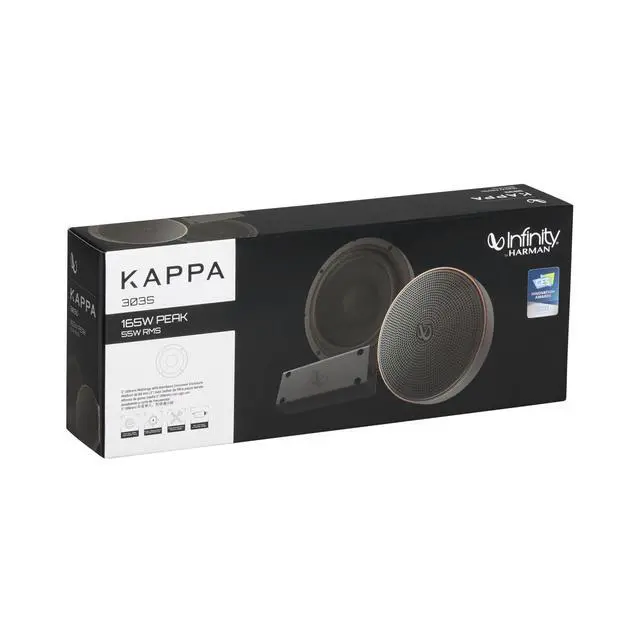 Alt view image 6 of 6 - Kappa 303S 3" (89mm) Midrange with Bandpass Crossover Enclosure - Pair