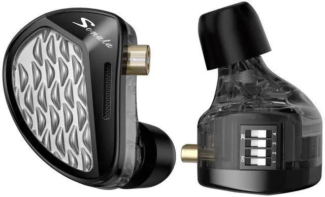 Main image of Sonata 14BA in-Ear Monitor 3.5 Jack Headphone with Mic | Great Sound Separation IEM. Wide Frequency Range Powerful Bass and Detailed Treble for Serious Listening, Studio, Gaming