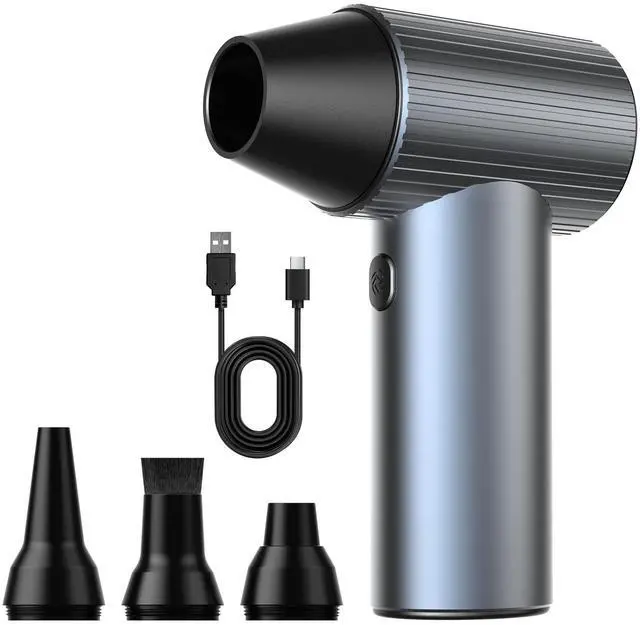 Main image of SwiftFlow X7 Compressed Air Duster, Ultra-Powerful Electric Air Duster, 3-Speed Adjustable Rechargeable Cordless Air Blower for Computer, Keyboard, Home, Outdoor and Car