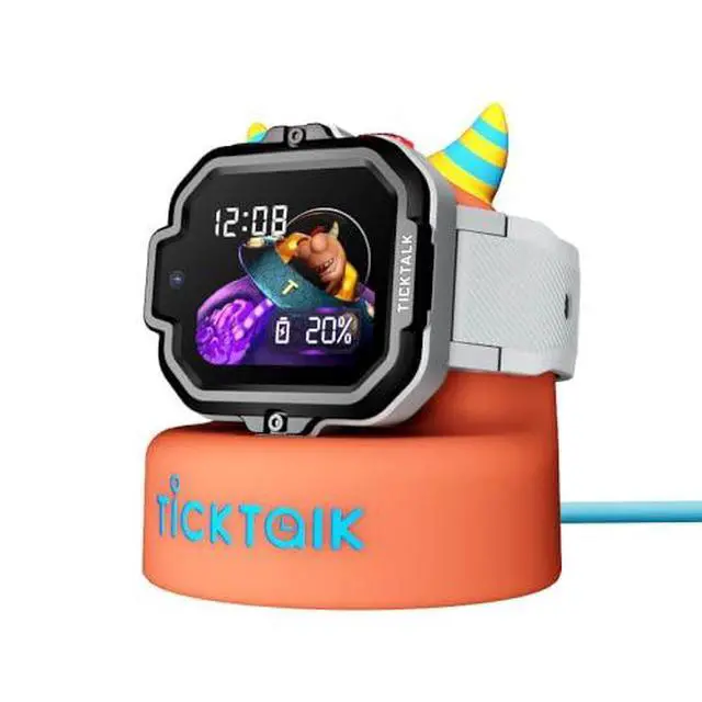 Alt view image 3 of 4 - 5 Cellular Kids Smart Watch (T-Mobile's Network) with GPS Tracker & Video Calling, Power Base and Tempered Glass Screen Protectors (2 per Pack) Bundle - Smart Watch for Kids with Parent Apps