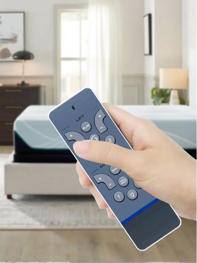 Alt view image 6 of 6 - Replacement Remote Control for Tempurpedic Ergo Advanced Adjustable Bed, Models Rc-wm-101, Easy to Pair