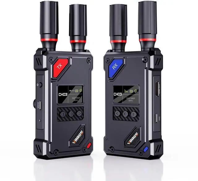 Main image of Wireless Video Transmitter and Receiver with UVC Out for Live System,Manual Switching of 20 Channels,Wireless Video Transmission System 1500FT Los Range,0.05s Delay,Up to 5 Devices(1TX+1RX)