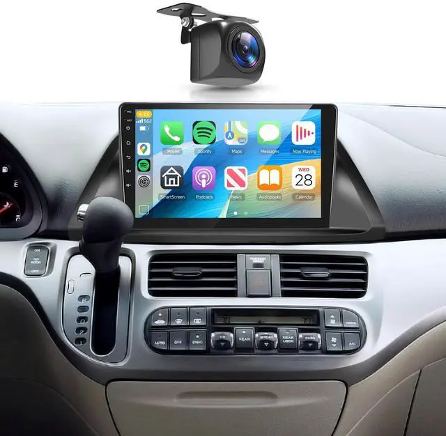 Main image of 2+64G for Honda Odyssey 2005-2010 Car Radio Stereo Wireless Carplay Android Auto 10.1inch Touch Screen Bluetooth Android Car Audio Receiver GPS 5GWiFi Backup Camera FM/RDS SWC