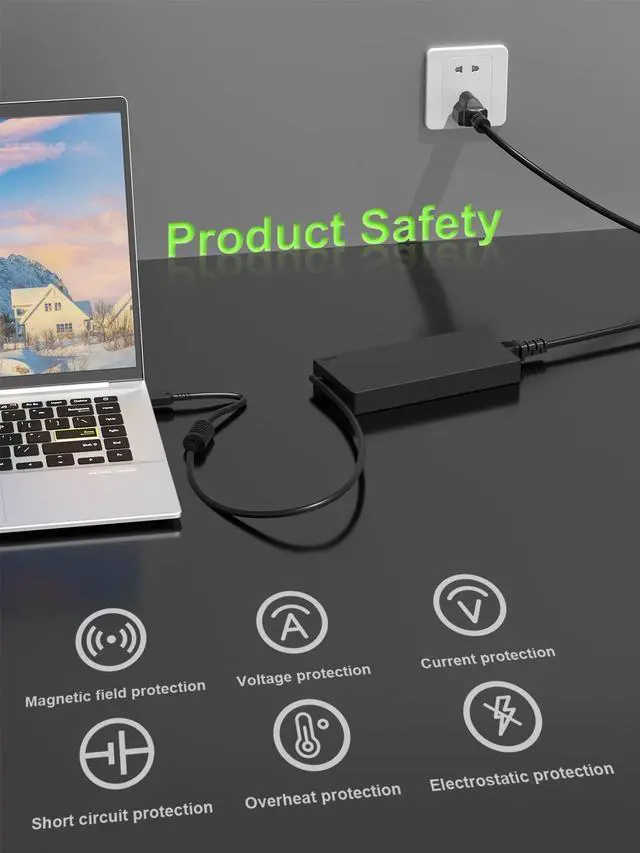 Alt view image 5 of 6 - 330W GaN AC Adapter Compatible with Lenovo Legion pro 9 7 9i 7i 5i 5 16" 16ARX8H 16IRX8H 16IRX9H 16IRX8 16IRX9 RTX 4070 4080 4090 Gaming Laptop ADL330SDC3A ADL330SCC3A ADL330SLC3A