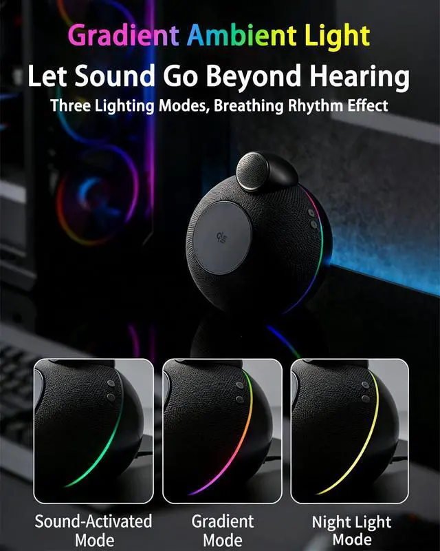 Alt view image 5 of 6 - 2-in-1 Magnetic Wireless Charger & Bluetooth Speaker 25W Fast Charging for iPhone, Apple Watch & AirPods, True Stereo Sound, TWS, Dynamic LED Ambient Light, Travel-Friendly