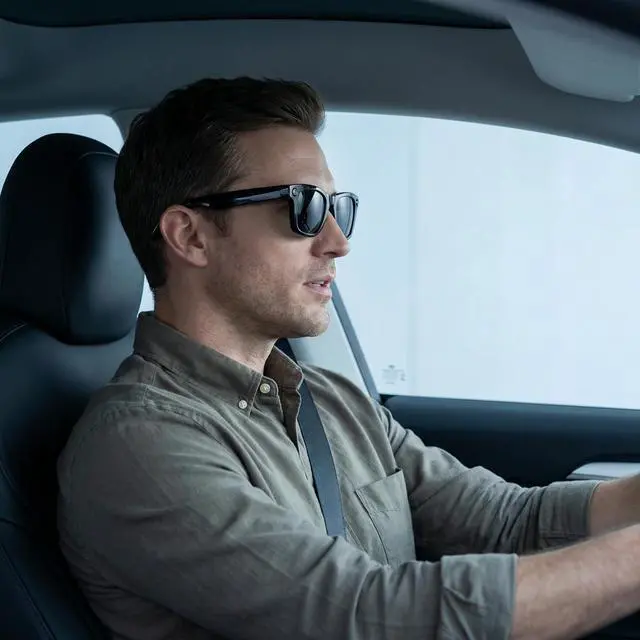 Alt view image 2 of 6 - Nexlenz Smart Camera Sunglasses, 8MP POV Video Recording Glasses for Travel, Daily Use & Outdoor Activities, AI Object Recognition, Voice Translation, Bluetooth Audio, Built-in Storage