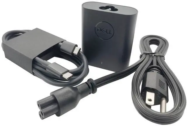 Main image of GaN Laptop Charger 60W Watt USB Type C AC Power Adapter - XPS 13 9320,Latitude 5330 5340 320 7330 9330,DA60NM200 HA60NM200 LA60NM200