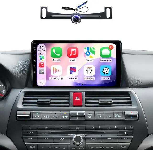 Main image of 4G+64G Car Radio Stereo for Honda Accord 8th 2008-2013 Upgrade Replacement | Carplay Android Auto GPS Navigation SWC Backup Camera Bluetooth 10in Touchscreen