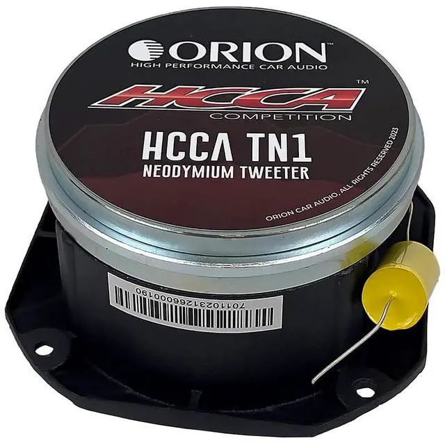 Alt view image 4 of 5 - HCCA Series TN1 4.5 Super Neodymium Bullet Tweeter | Aluminum Diaphragm W/Flex Ring, 1.5 Voice Coil, 175W RMS, 700W Max, Built-in Crossover - High Performance Pro Car Audio Tweeter (Single)