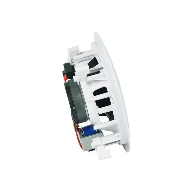 Alt view image 5 of 6 - CC65T Pair 6.5" 70V Ceiling Speakers, 40W 8-Ohm Power, Aimable Tweeter, Flush Mount, Paintable Grill, for Restaurants, Cafes, Offices | Adjustable Tap 2.5W, 5W, 10W, 15W, 20W, 8 Ohm 40W, 2-Way Design,